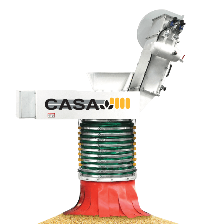 chute chargement casa Agricole equipement Materiel Entreposage Silo Grain Conditionnement Convoyeur Sechoir Nettoyeur Crible Rotatif elevateur Godet Tours Passerelle Soutien